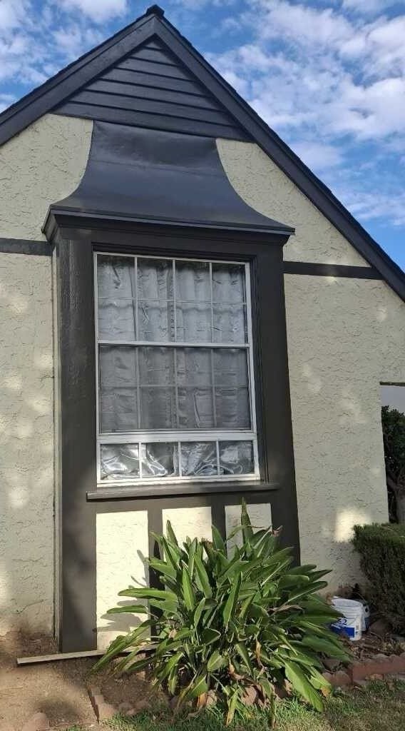 Finished trim paint