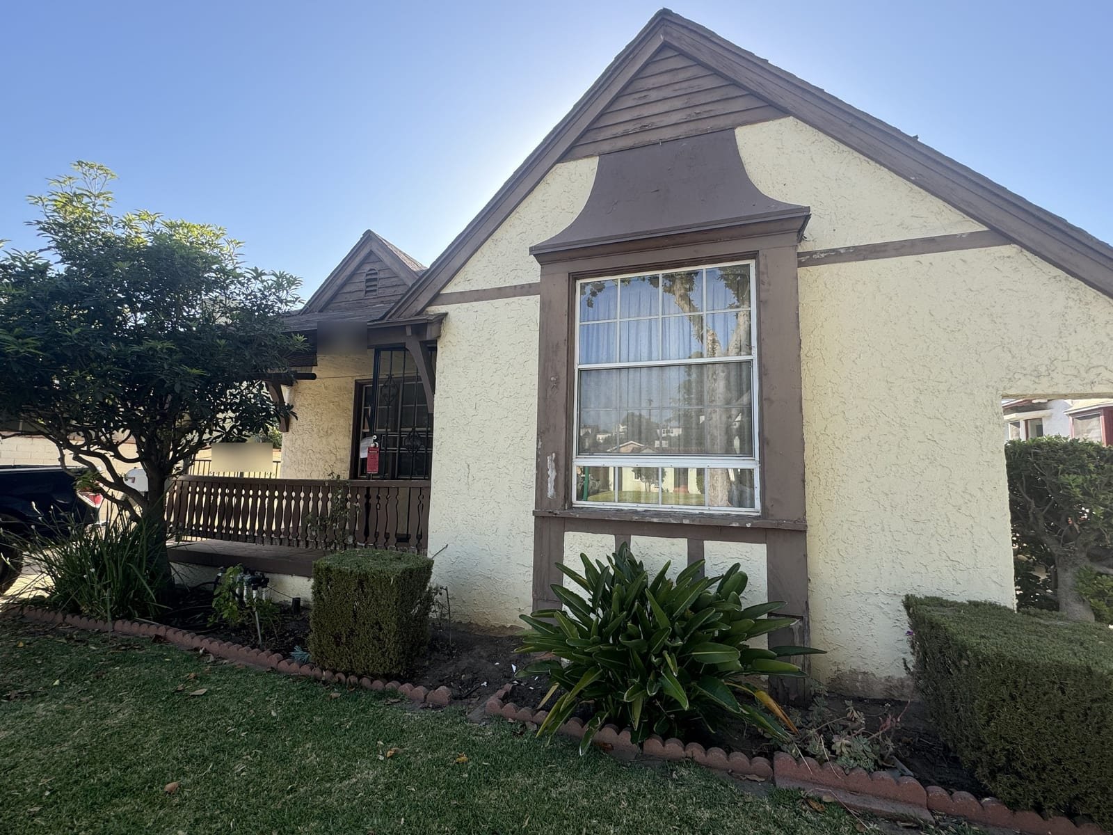 Exterior before