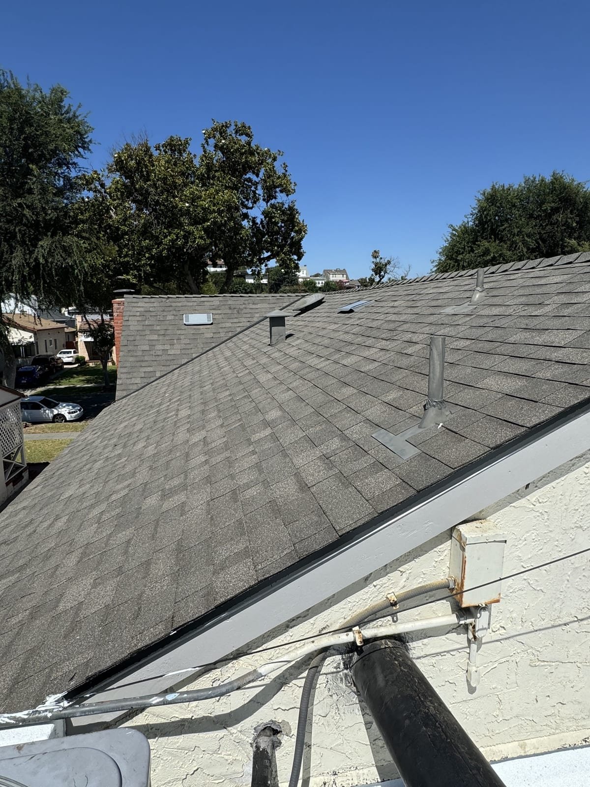 Finished roof