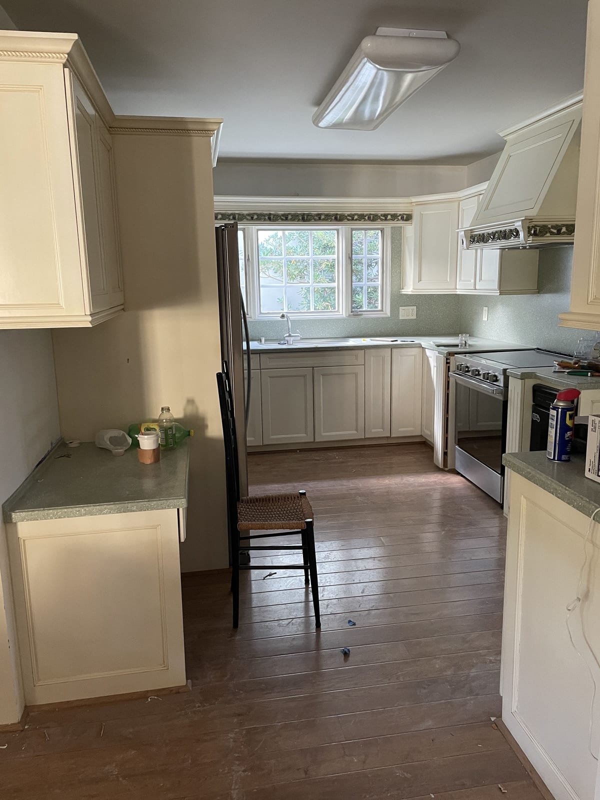 Kitchen before the remodel