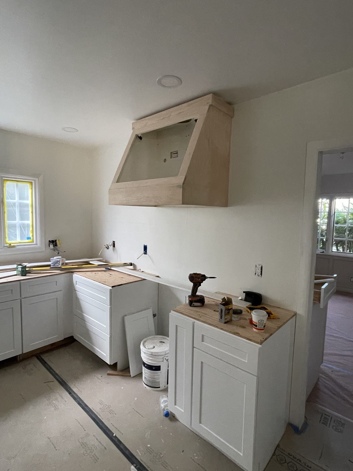 New cabinets going in
